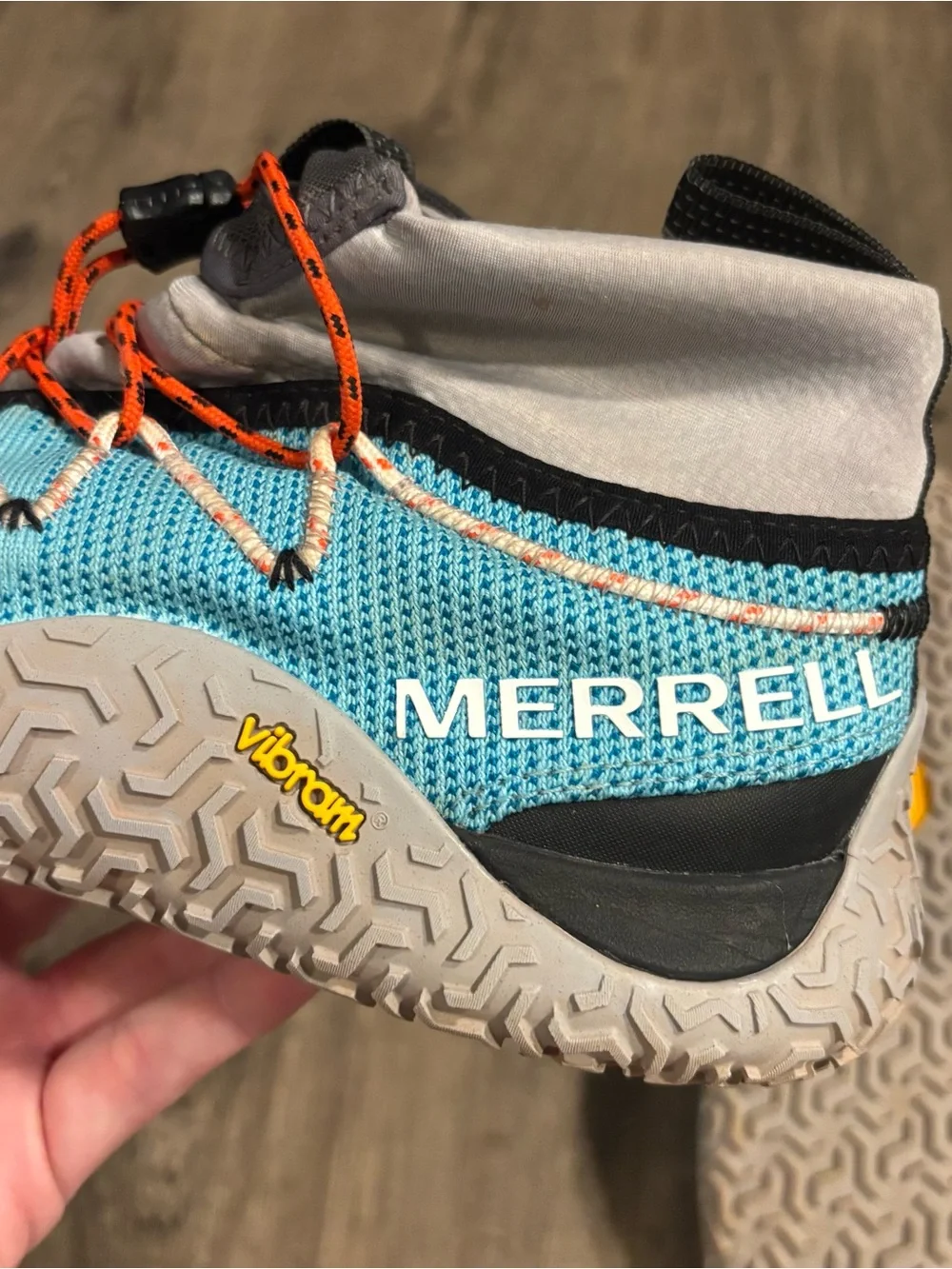 Merrell Trail Glove 7 GORE-TEX Vibram Sneaker Women’s Size 9 Blue Waterproof